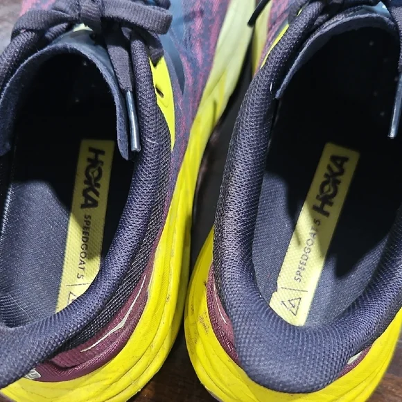Hoka Kids Sneakers - Purple and Yellow - Picture 2 of 5